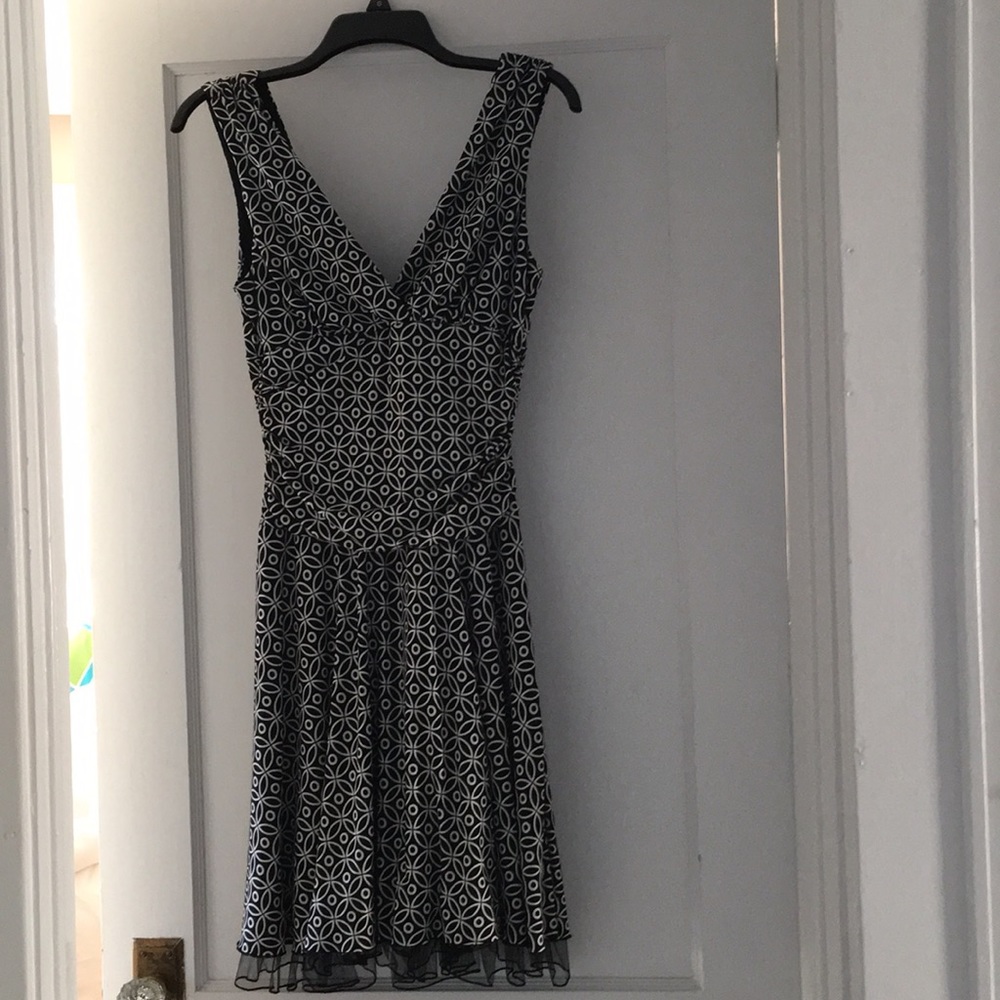 Black and white dress